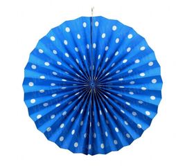 Веерный круг картон 40 см лазурный 0003, фото 1