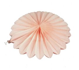 Веерный круг тишью 25 см лососевый 0012, фото 1