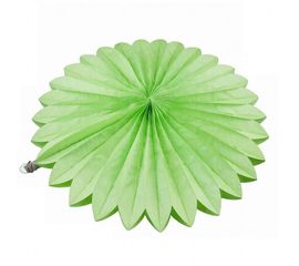 Веерный круг тишью 25 см салатовый 0013, фото 1