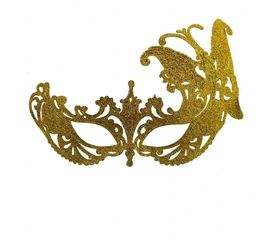 Венецианская маска Баттерфлай золото, фото 1