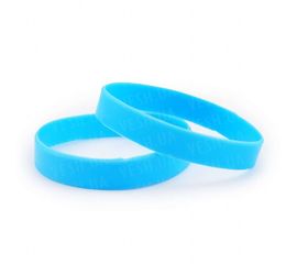 Браслет силиконовый голубой, фото 1