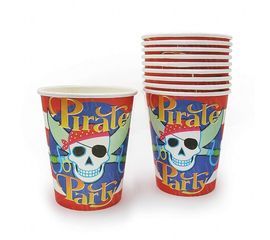 Бумажные стаканчики Пираты уп. 10 шт, фото 1