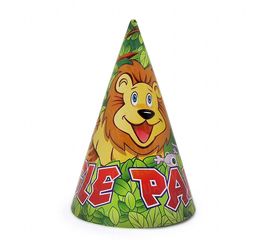 Бумажный Колпачок 20 см Джунгли уп. 10 шт, фото 1