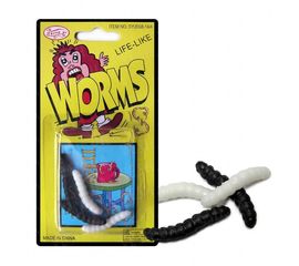 Черви черные и белые, фото 1