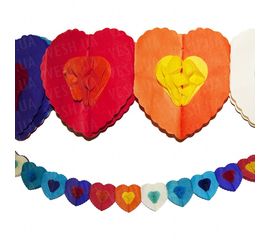 Гирлянда 3D Сердечко с сотами, фото 1