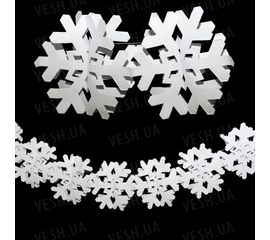 Гирлянда 3D Снежинка, фото 1