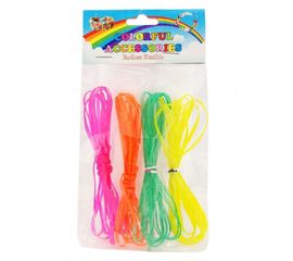 Ленты для плетения силиконовые однотонные уп. 4 шт, фото 1