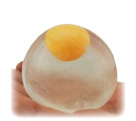Лизун антистресс Яйцо прозрачное, фото 1