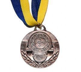 Медаль Спортивная маленькая бронза, фото 1