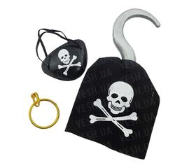 Набор Пирата с крюком 3 предмета, фото 1