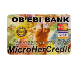 Прикольная Кредитка Ob&#039;ebi Bank, фото 1