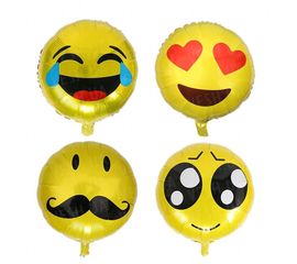 Шарик 45 см смайлик, фото 1
