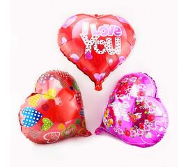 Шарик (45см) Сердечко голубое, фото 1