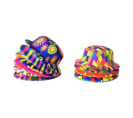 Шляпа детская Котелок пластик с принтом, фото 1