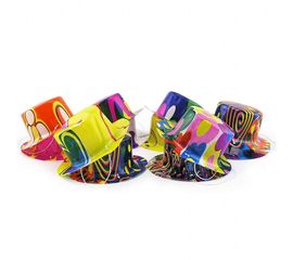 Шляпка мини Цилиндр с принтом, фото 1