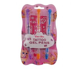 Тату ручка гелиевая уп. 3 шт, фото 1