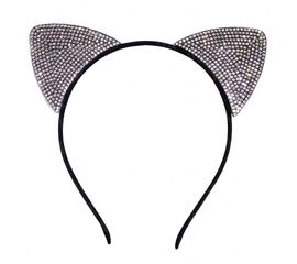 Ушки кошки на ободке глиттер, фото 1