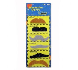 Усы накладные набор уп. 6 шт, фото 1