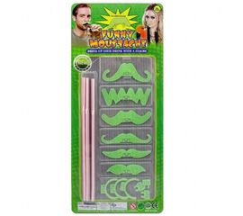 Усы с соломками для коктейля уп. 6 шт, фото 1