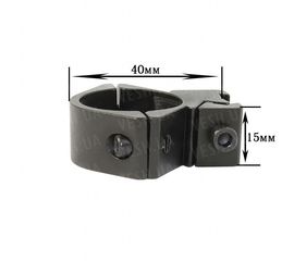 Крепление на оружие для фонаря 25 DZ (планка Вивера 9 мм), фото 1