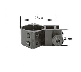 Крепление на оружие для фонаря 30 GK 2 screws (планка Вивера 17.5 мм), фото 1