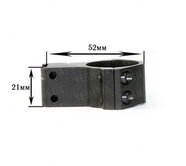 Крепление на оружие для фонаря 30mm Ring Double (Байонет 9 мм), фото 1