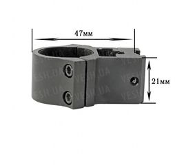 Крепление на оружие для фонаря (Байонет 9 мм), фото 1