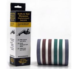 Запасные ленты WSKTS ASSORTED BELT KIT (6 лент) к точилке Darex Work Sharp, фото 1