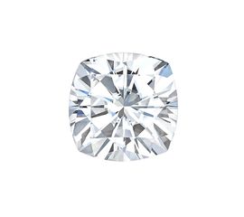 Муассанит Charles &amp; Colvard Forever One 5.02CTW огранка Cushion Исключительно белый DEF, фото 1