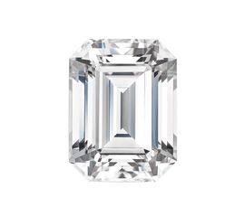 Муассанит Charles &amp; Colvard Forever One 1.75CTW огранка Emerald Исключительно белый DEF, фото 1