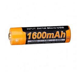 Аккумулятор 14500 Fenix ARB-L14-1600U (1600 mAh), фото 1