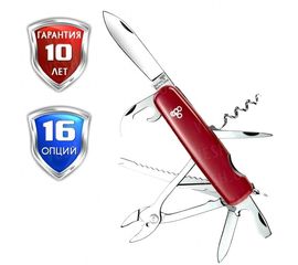 Нож Ego A01.10, красный, фото 1