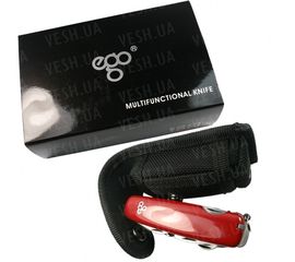 Нож Ego A01.18 красный, фото 1