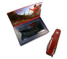 Нож Ego A01.8, красный, фото 1