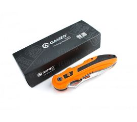 Нож Ganzo G621 (оранжевый, серый), фото 1