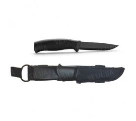 Нож Morakniv Companion Tactical BlackBlade, нерж. сталь, черный клинок, фото 1