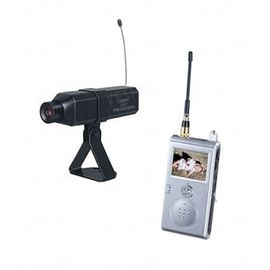 Комплект из беспроводной автономной камеры С-301 на 1.2 Ghz + приёмник видеосигнала с LCD экраном и функцией записи, дальностью до 100 метров (модель CRP-301 DVR), фото 1