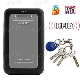 Криптозащита для жесткого диска (SATA, 2.5&quot;) (RFID ключ+шифрование данных), фото 1