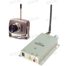 Набор беспроводная миниатюрная МИНИ видеокамера 1.2 Ghz + приёмник видеосигнала (модель BK-208A), фото 1