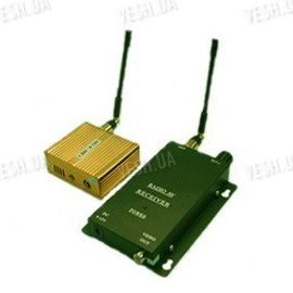 Одноканальный 1.5 W комплект беспроводной передачи видео на частоте 1.2 Ghz на расстояние до 1200 метров (ТХ 1500 B), фото 1