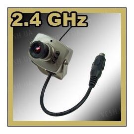 Аналоговая беспроводная МИНИ камера со звуком 2.4 Ghz с дальностью передачи до 250 метров (модель BR-208 BA), фото 1