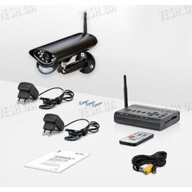 Беспроводная цифровая система видеонаблюдения с защитой от перехвата видеосигнала (Danrou KCR-6324DR), фото 1