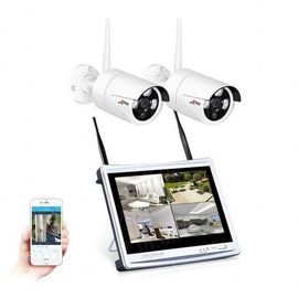 Комплект беспроводного видеонаблюдения wifi на 2 камеры Anran AR-2W c 12&quot; LCD монитором, фото 1