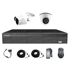 Комплект камер видеонаблюдения на 2 камеры Longse XVRA2004D1M1P200, 2 Мп, FullHD 1080P, фото 1