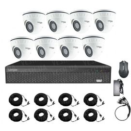 Система видеонаблюдения для квартиры на 8 камер Longse XVR2108HD8P500, 5 Мп, Quad HD, фото 1