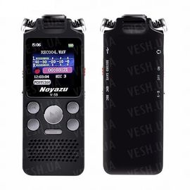 Цифровой диктофон с таймером для записи голоса Noyazu voice recorder V59, стерео, 8 Гб, черный, фото 1