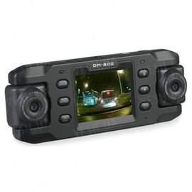 Недорогой 2-х камерный автомобильный видеорегистратор с разрешением 1280х420@30fps, 2х дюймовым LCD монитором и G-сенсором (мод. DM-800), фото 1