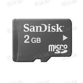 Микро SD карта памяти на 2 Gb Class 4, фото 1