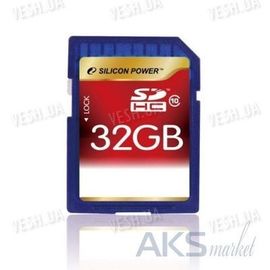 SD карта памяти Silicon Power SDHC 32GB Class 10, фото 1