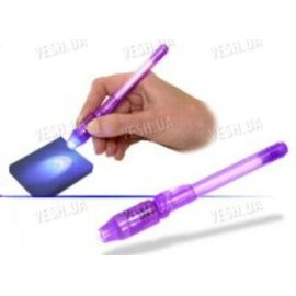 Шпионская ручка с невидимыми чернилами и ультрафиолетовой подсветкой, фото 1